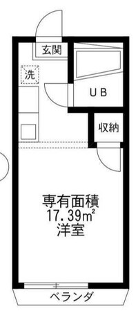 新高円寺駅 徒歩4分 1階の物件間取画像